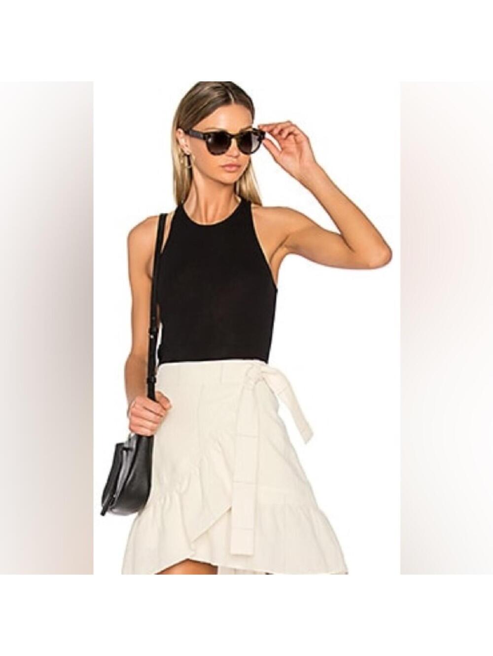 ALC Hampton Skirt in White & Midnight NWOT sz 6